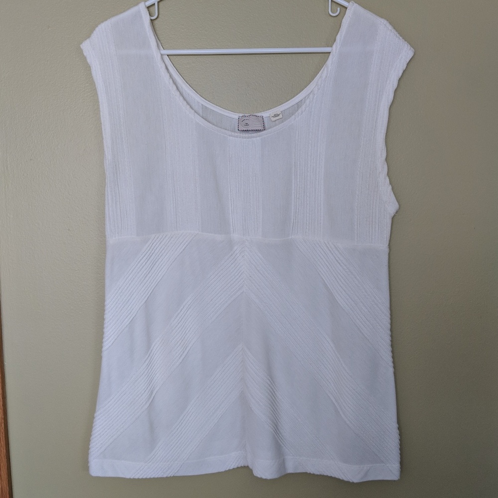 Postmark Linear Stitch Detail Sleeveless Tank